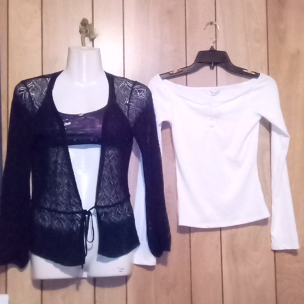 2#Loft black sheer liteweight top#bundle top